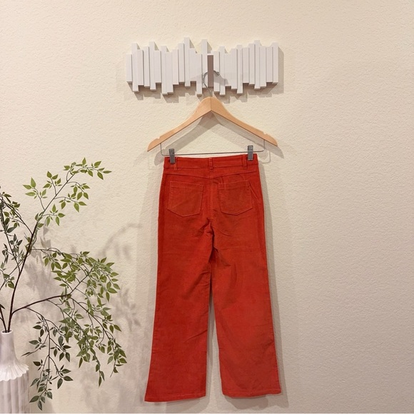 Jacadi Corduroy Cotton Casual Pants in Maple Orange NWT Size 10Y/A - Picture 4 of 6